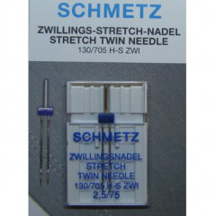 Голки Scmetz подвійна 2.5/75
