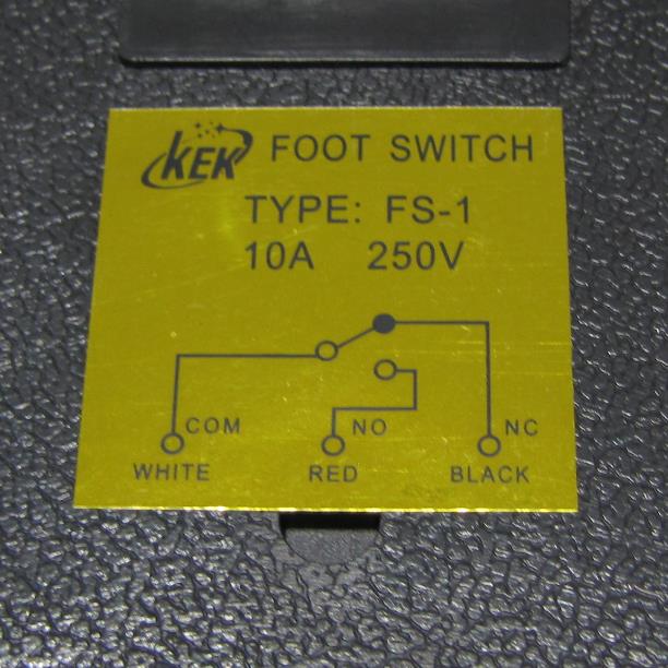 Швейна педаль Foot switch FS 1 250v