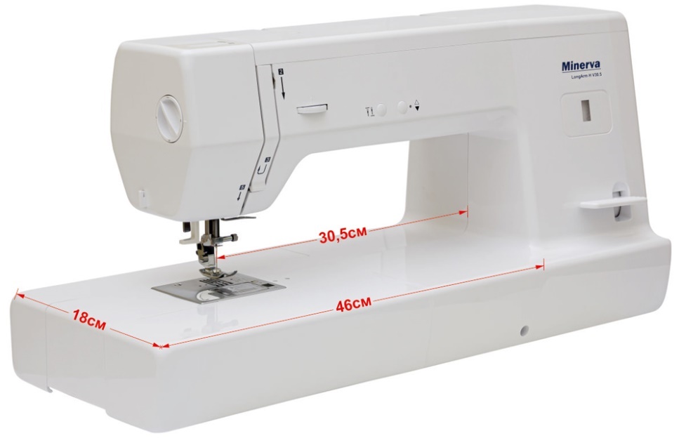 Розміри Minerva LongArm 90W